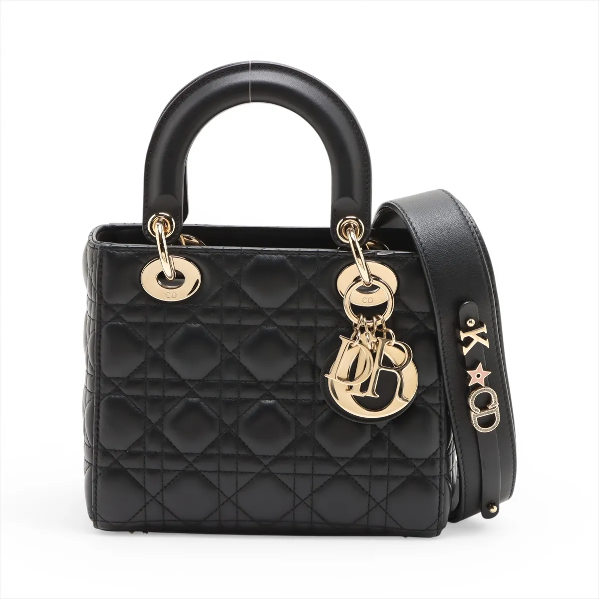 Christian Dior My Lady Dior in Black Cannage Leather