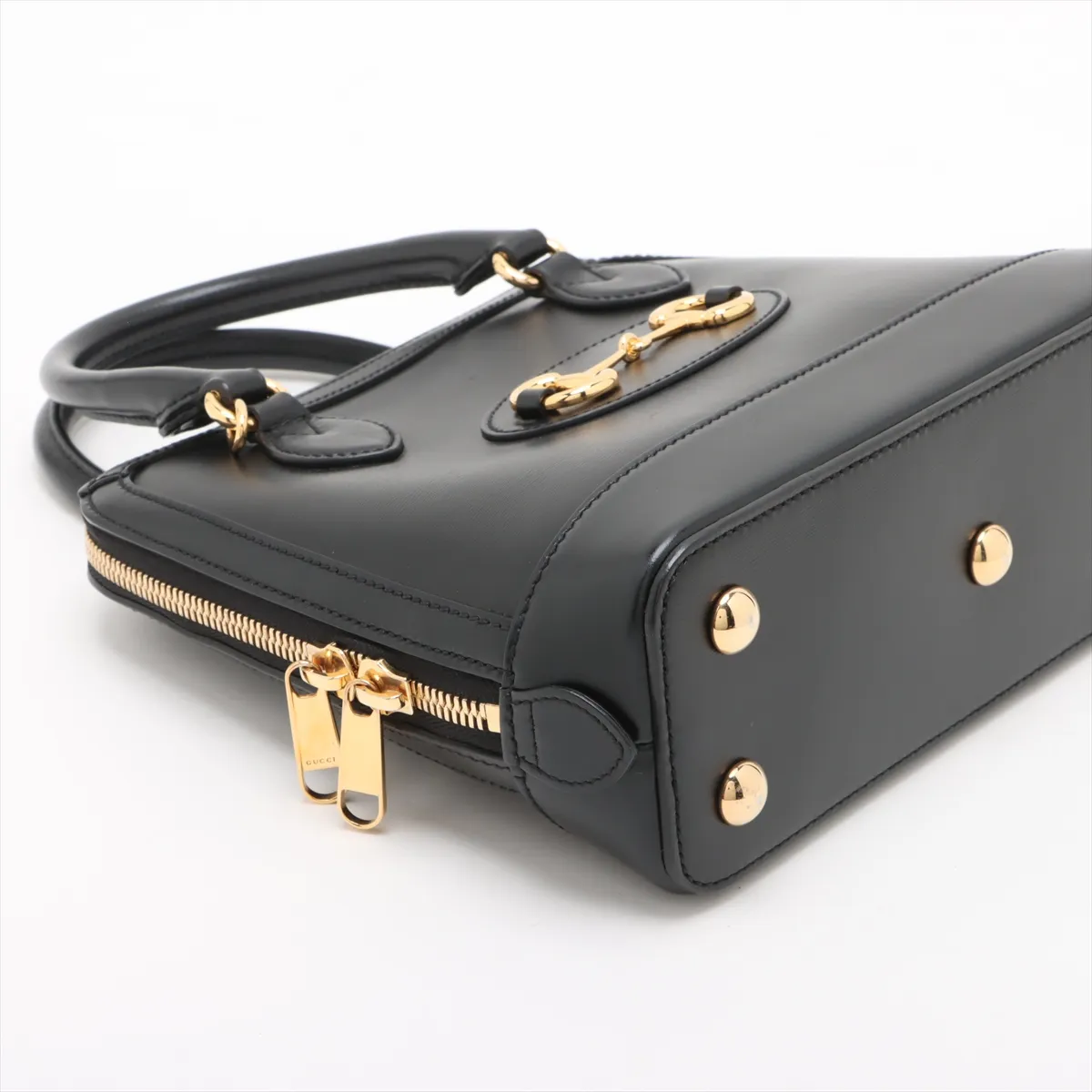 Horsebit 1955 Small Top Handle Bag in Black