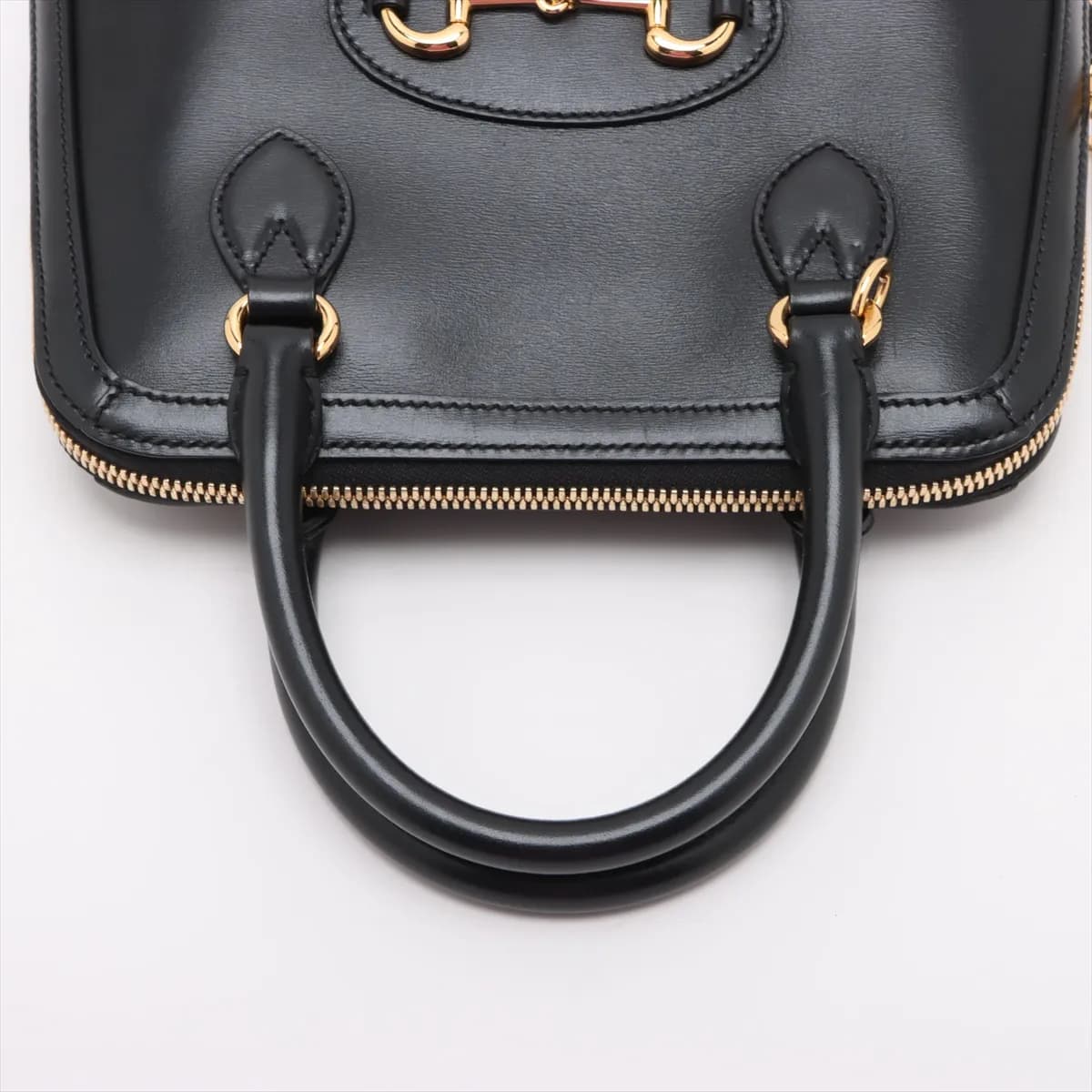 Horsebit 1955 Small Top Handle Bag in Black