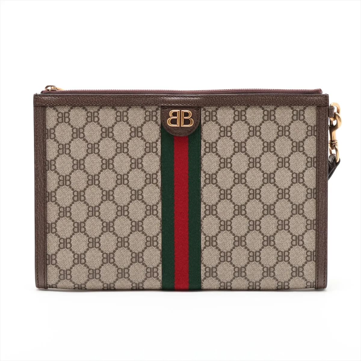 Gucci x Balenciaga The Hacker Project Clutch in Beige/Brown