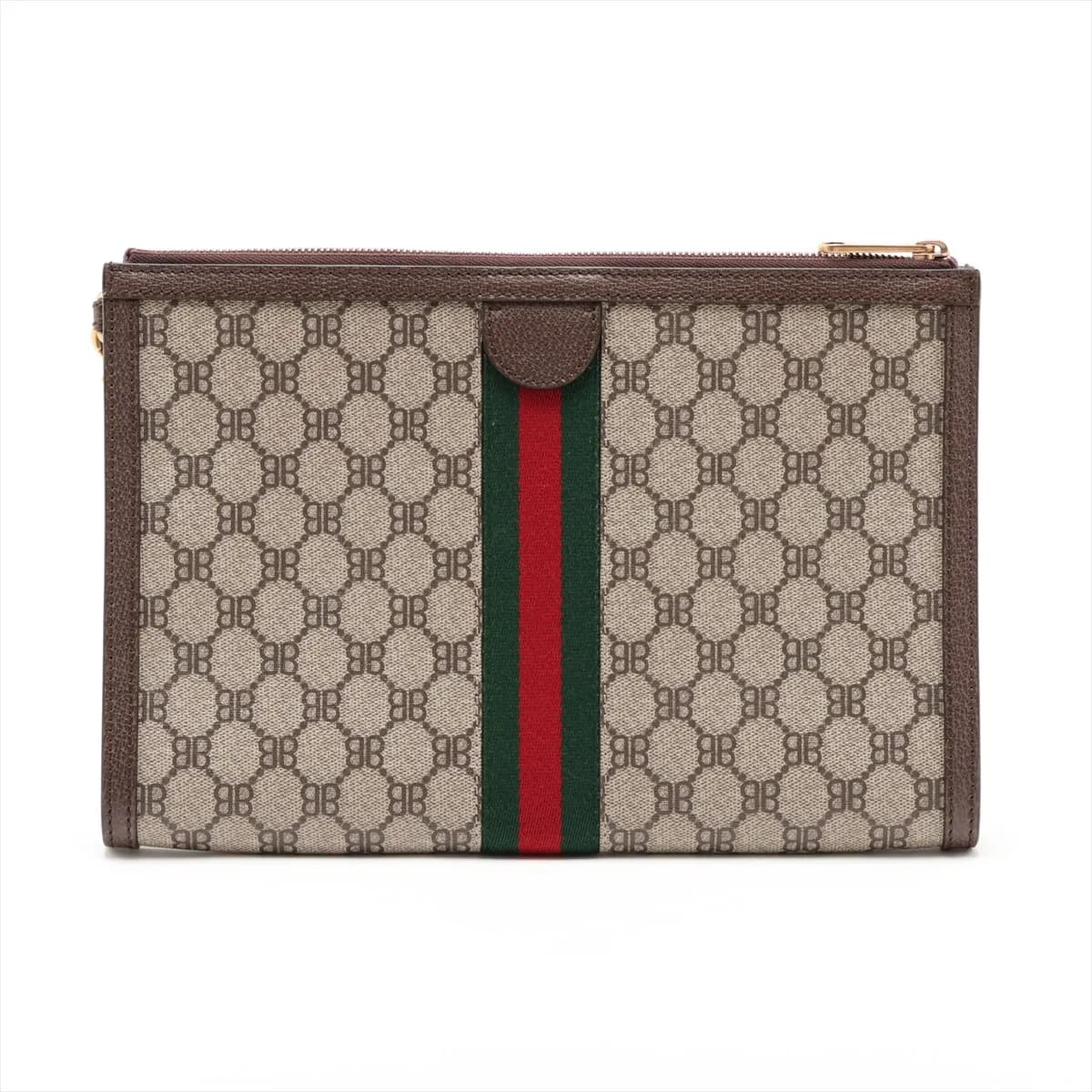 The Hacker Project Clutch in Beige/Brown