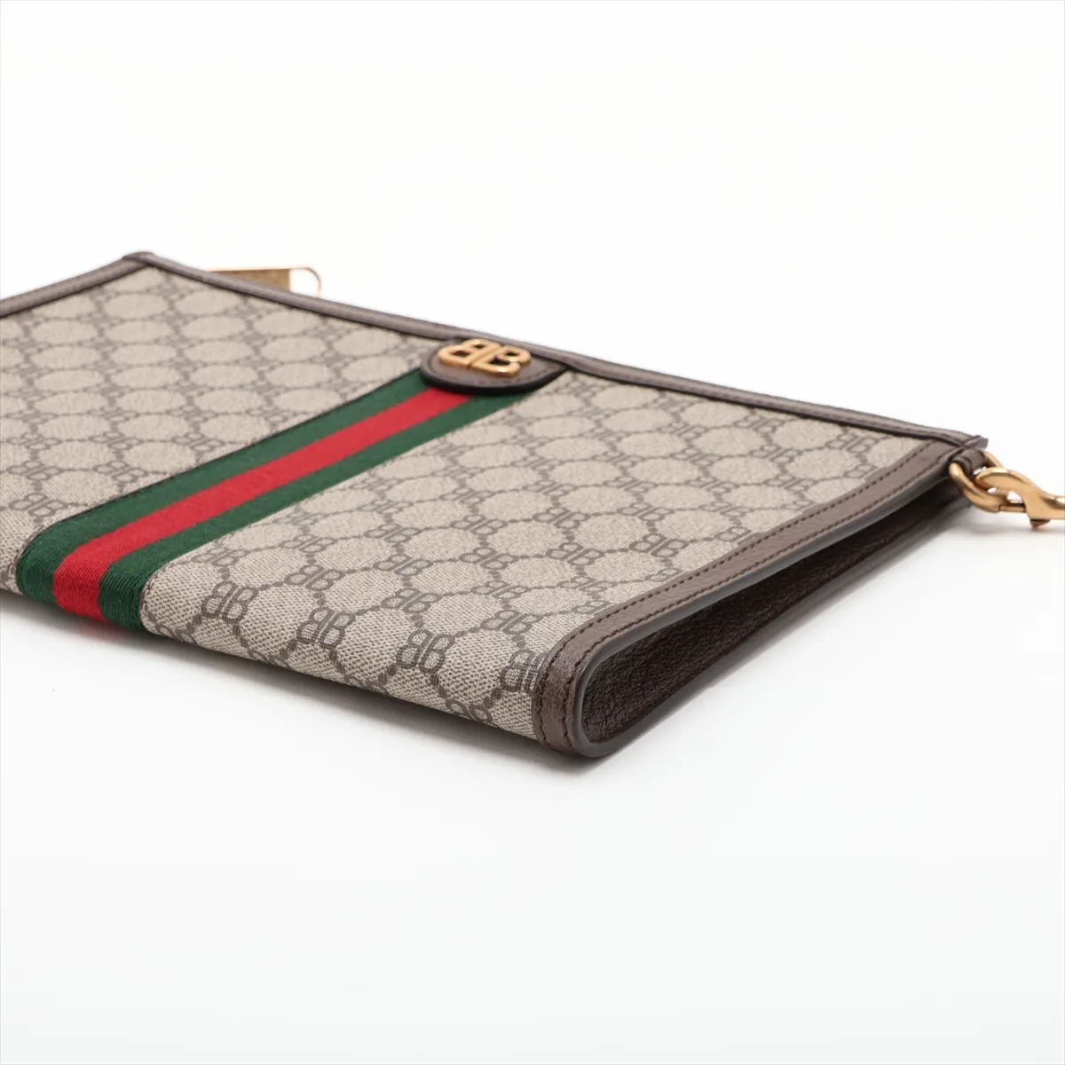 The Hacker Project Clutch in Beige/Brown