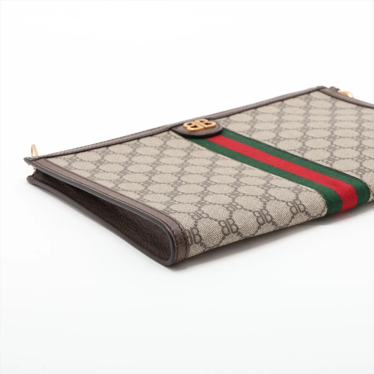 The Hacker Project Clutch in Beige/Brown