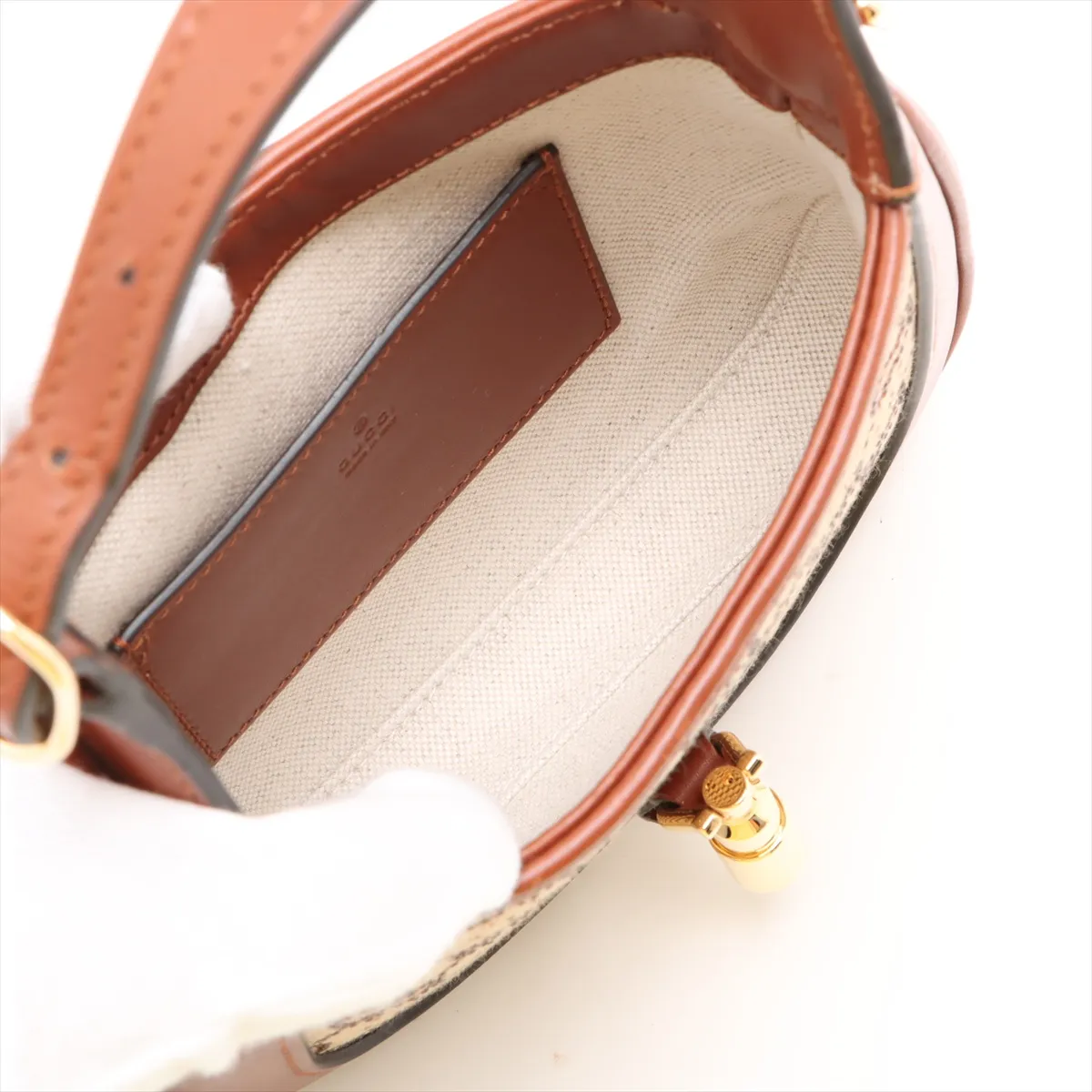 Jackie 1961 GG Canvas Shoulder Bag in Brown