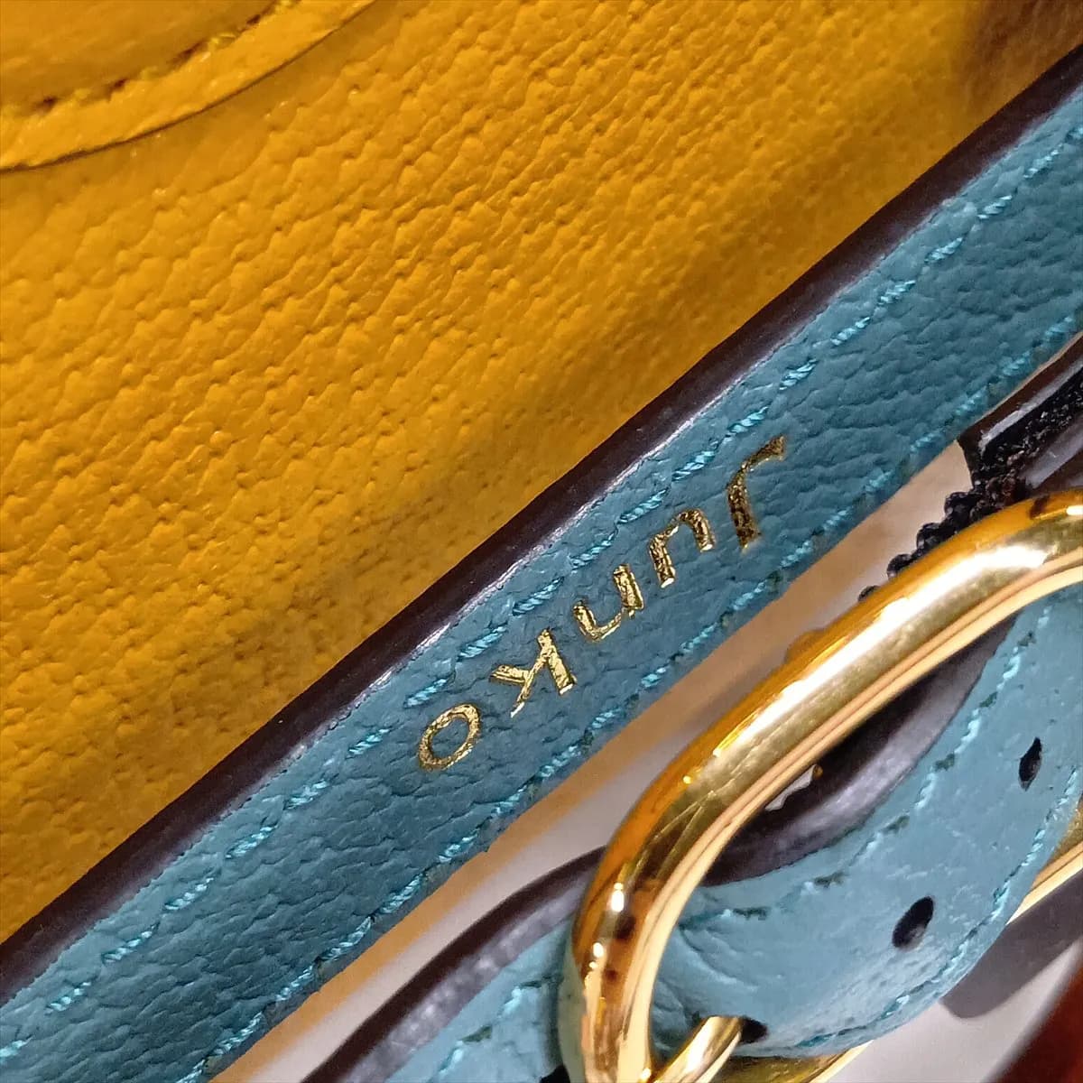 Bamboo Diana Leather 2-Way Handbag in Yellow