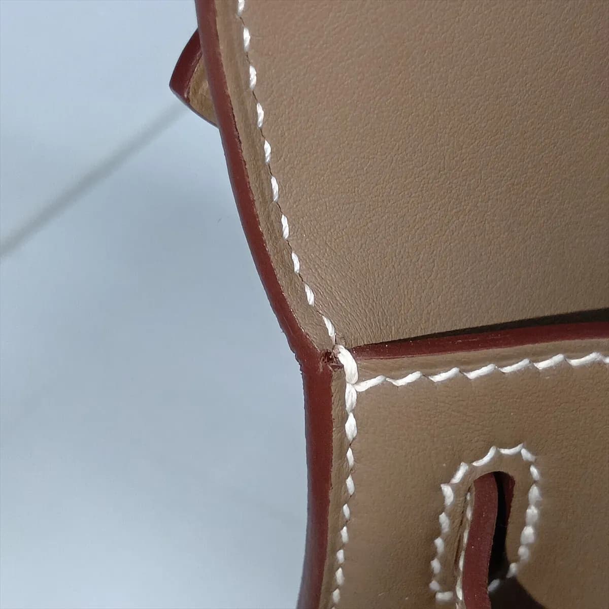 Kelly Pochette in Etoupe Swift Leather