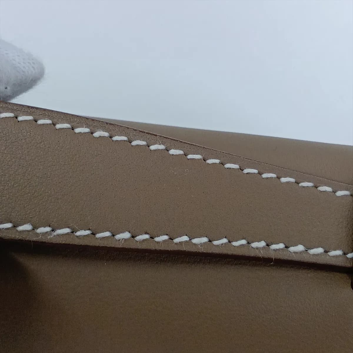 Kelly Pochette in Etoupe Swift Leather