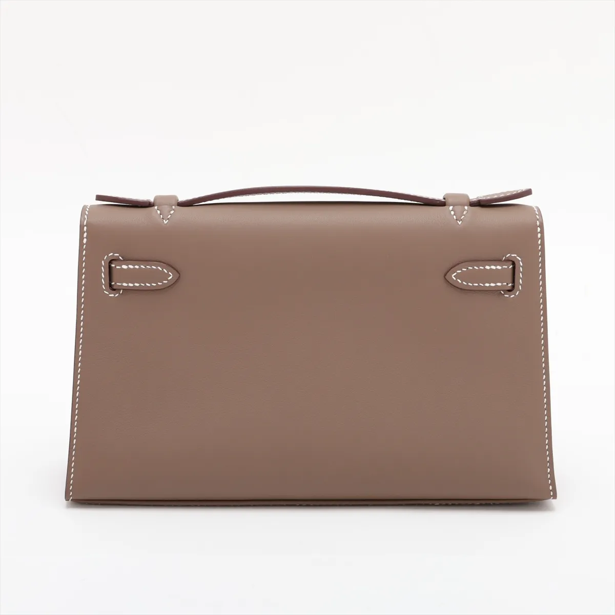 Kelly Pochette in Etoupe Swift Leather