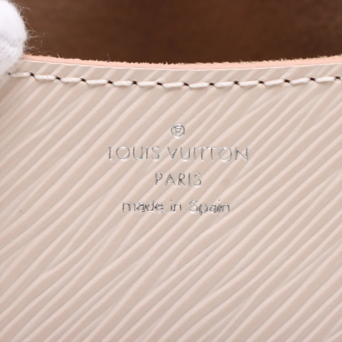 Epi Leather Buci NM Shoulder Bag in Beige