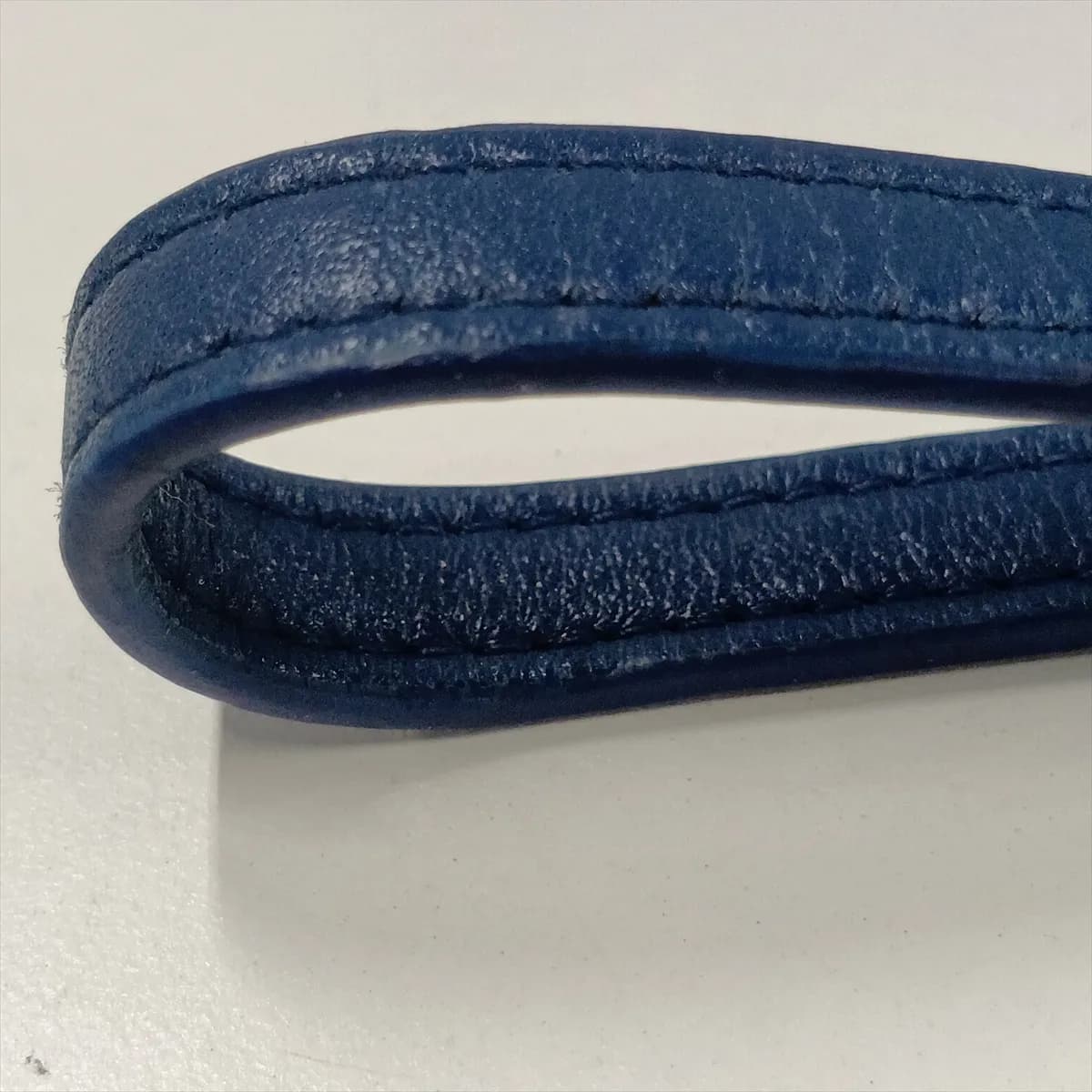 Kate Leather Chain Wallet in Navy Blue